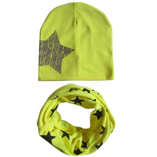 Soft Cotton Baby Hat And Scarf Set