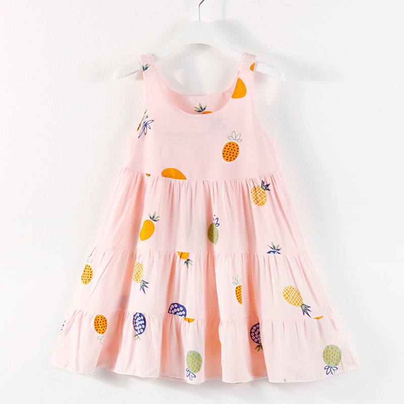Summer Dress Girl Baby Suspender Skirt