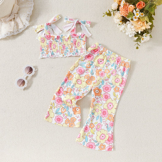Girls Top And Trousers Two-piece Set
