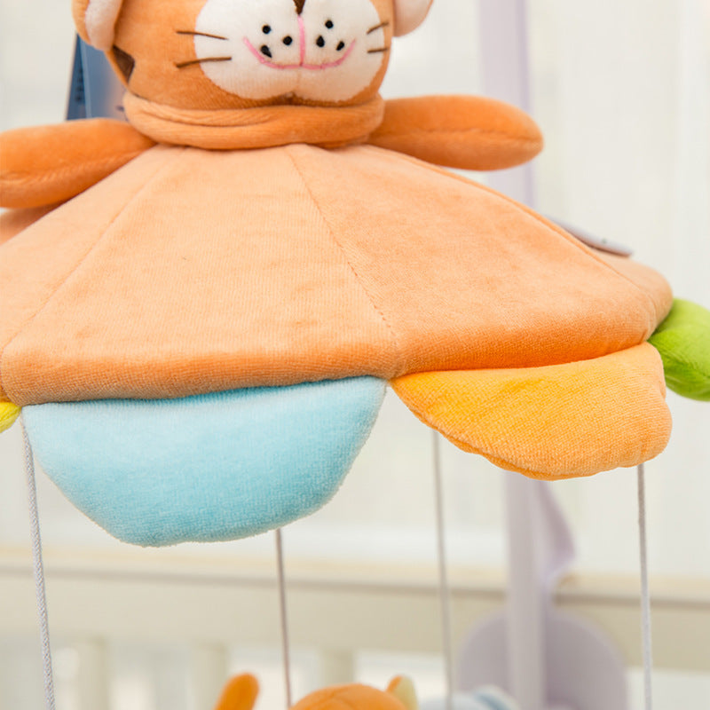 Fun Tiger Plush Bed Bell Toy
