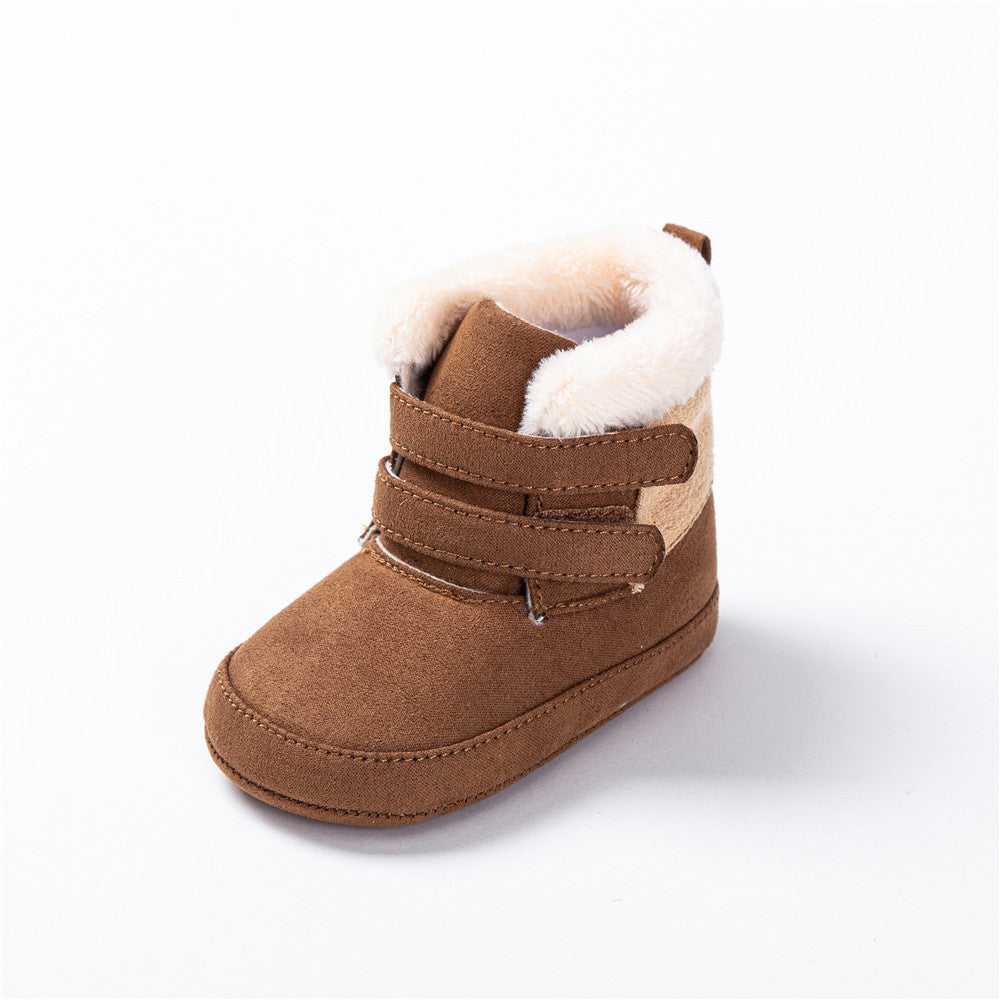 Chaussures chaudes en peluche pour bébé et tout-petit
