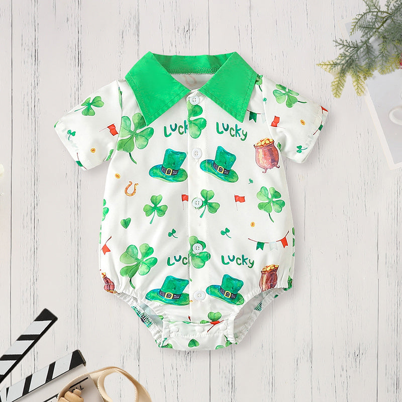 Cozy St Patrick's Day Romper outfit