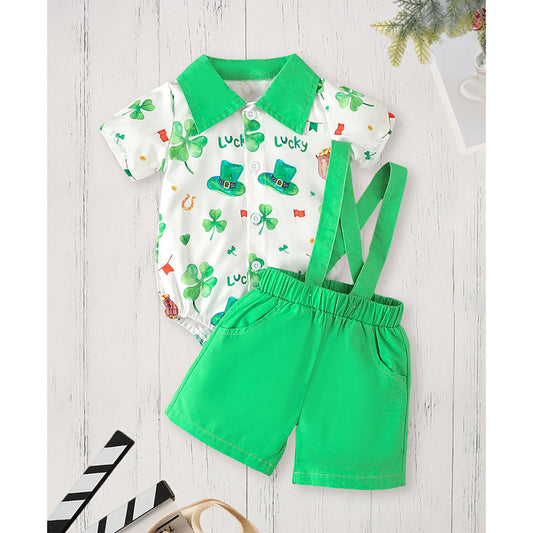 Cozy St Patrick's Day Romper outfit