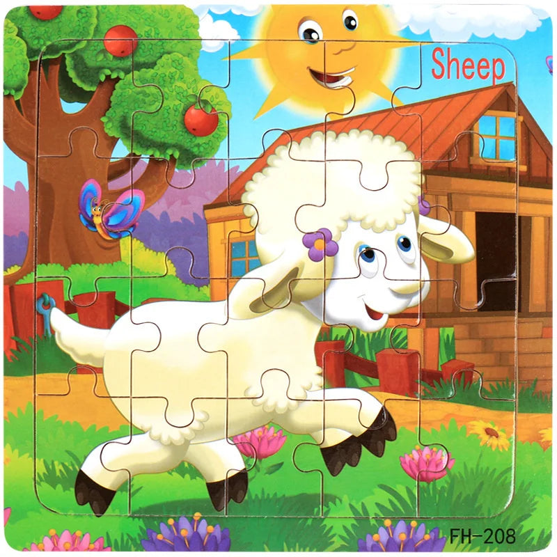 Educational Wooden Puzzle