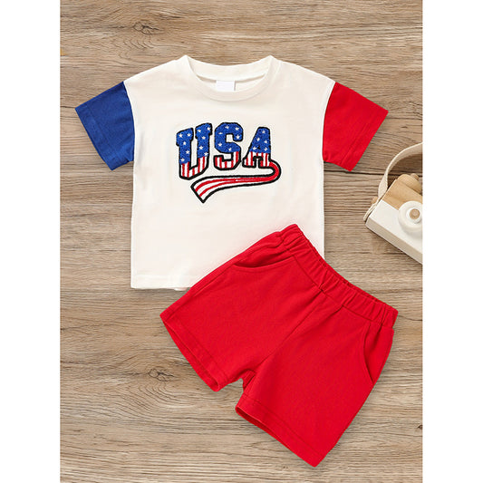 Infant Baby Boy Fourth Of July Set