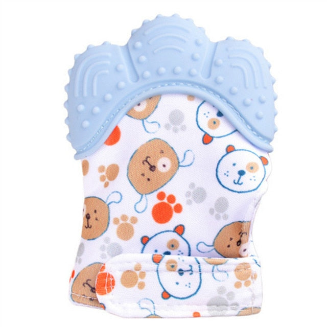 NEWW!!! Silicone Chewable Teething MIttens - The Lovely Babies