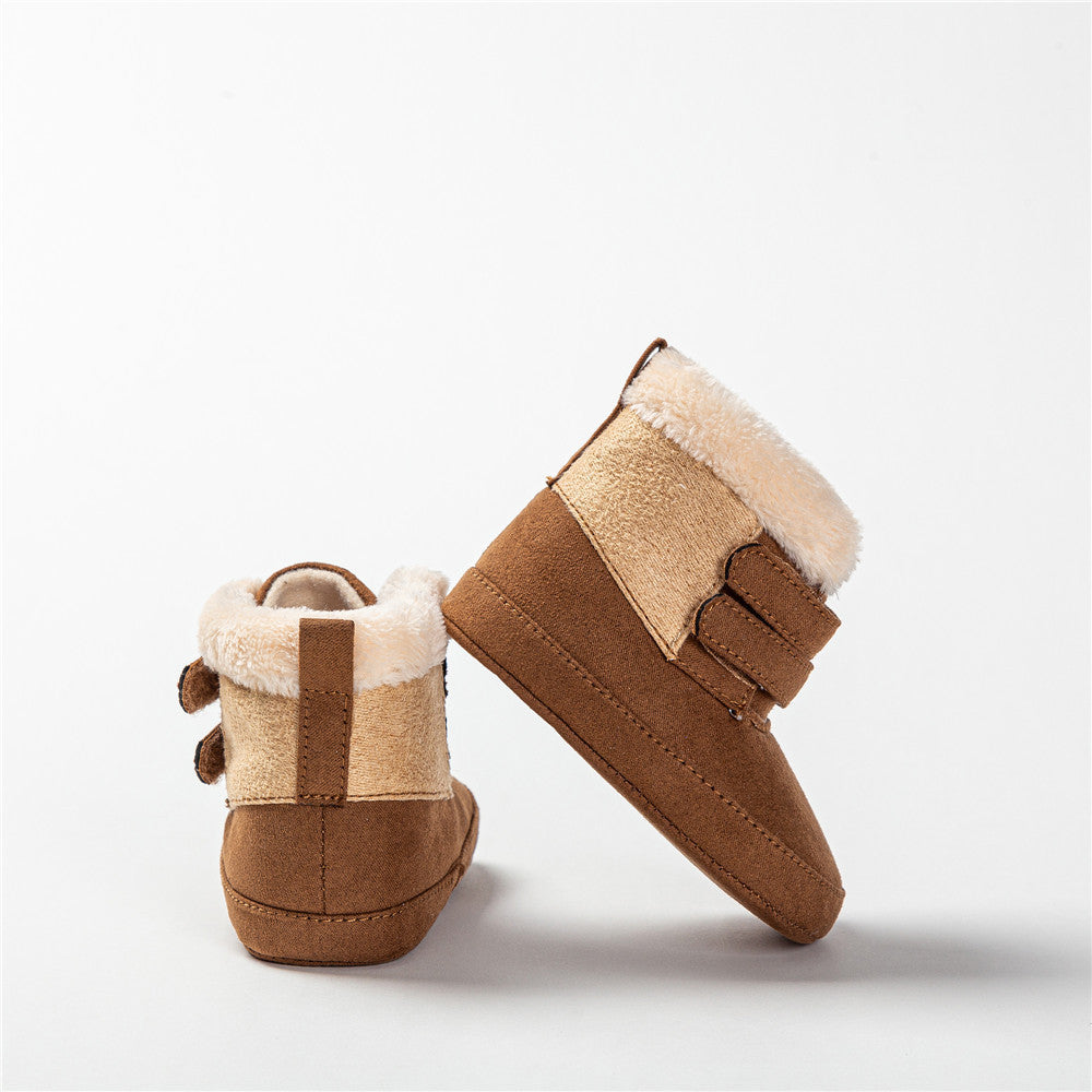 Chaussures chaudes en peluche pour bébé et tout-petit