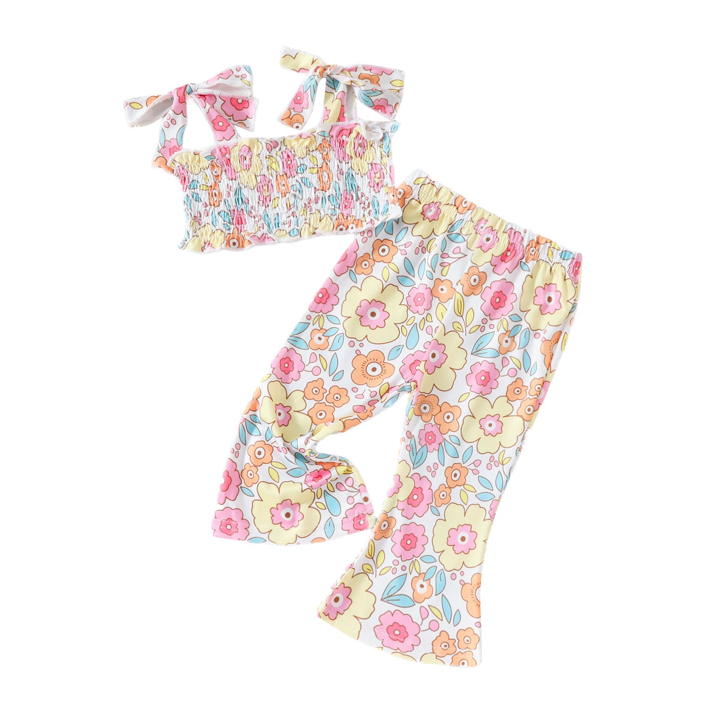 Girls Top And Trousers Two-piece Set