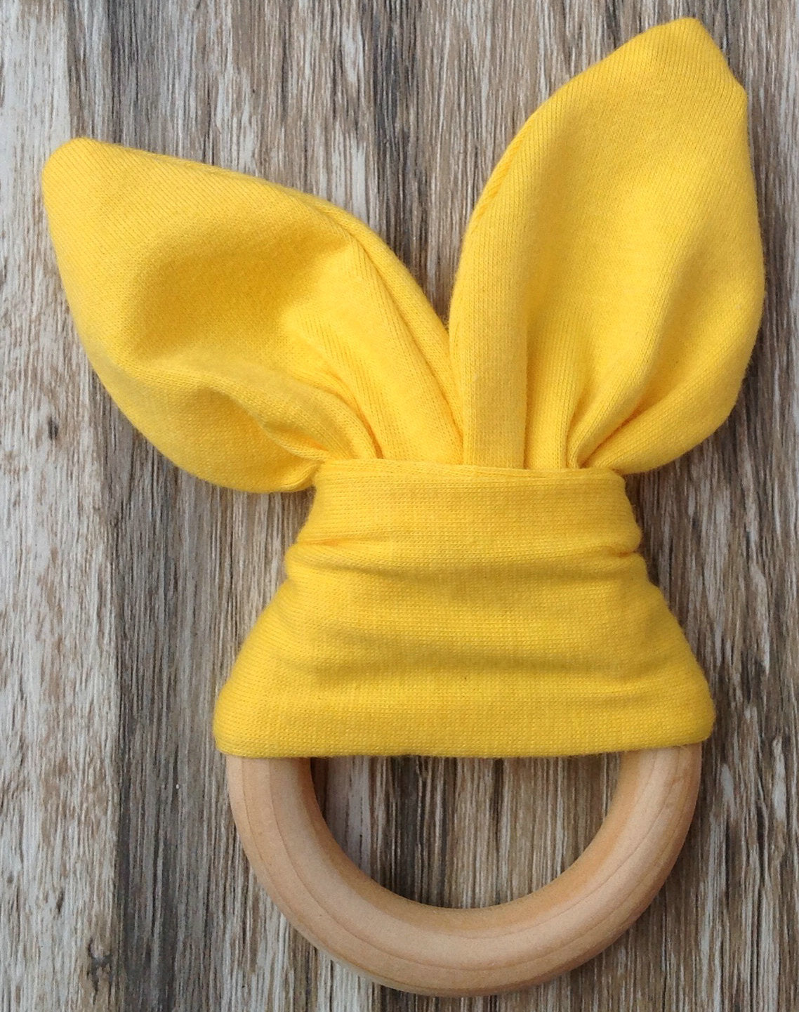 Anneau de dentition en bois doux