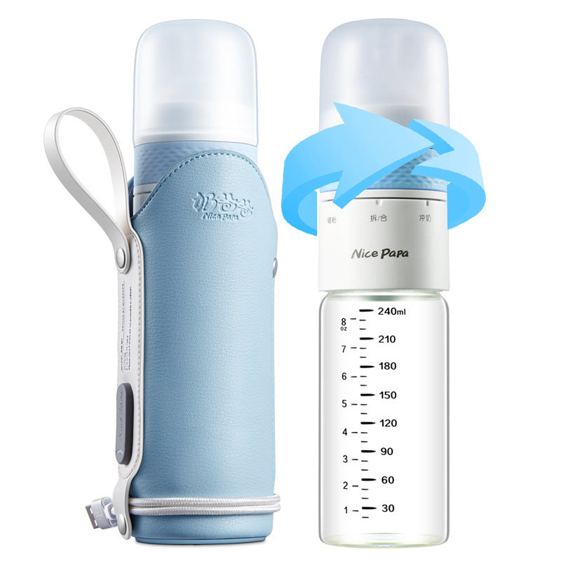 Thermostatic Glass Baby Milk Bottle
