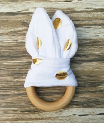 Anneau de dentition en bois doux