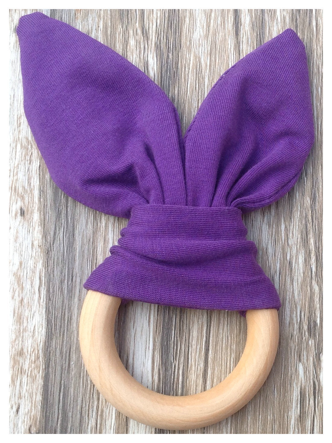 Anneau de dentition en bois doux