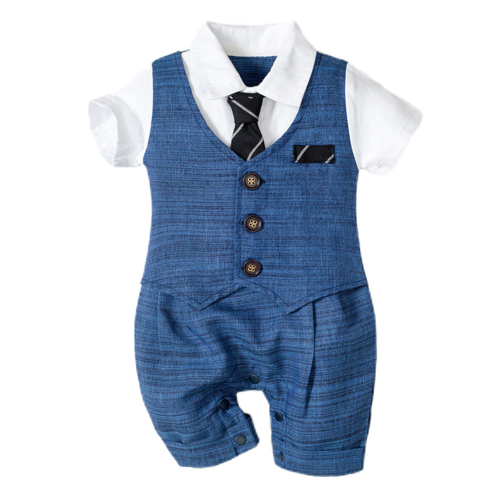 Comfort Cotton Baby Boy Jumpsuit