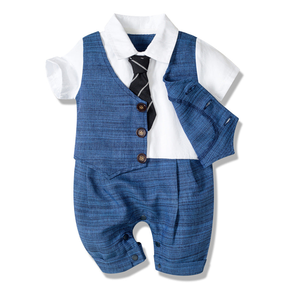 Comfort Cotton Baby Boy Jumpsuit