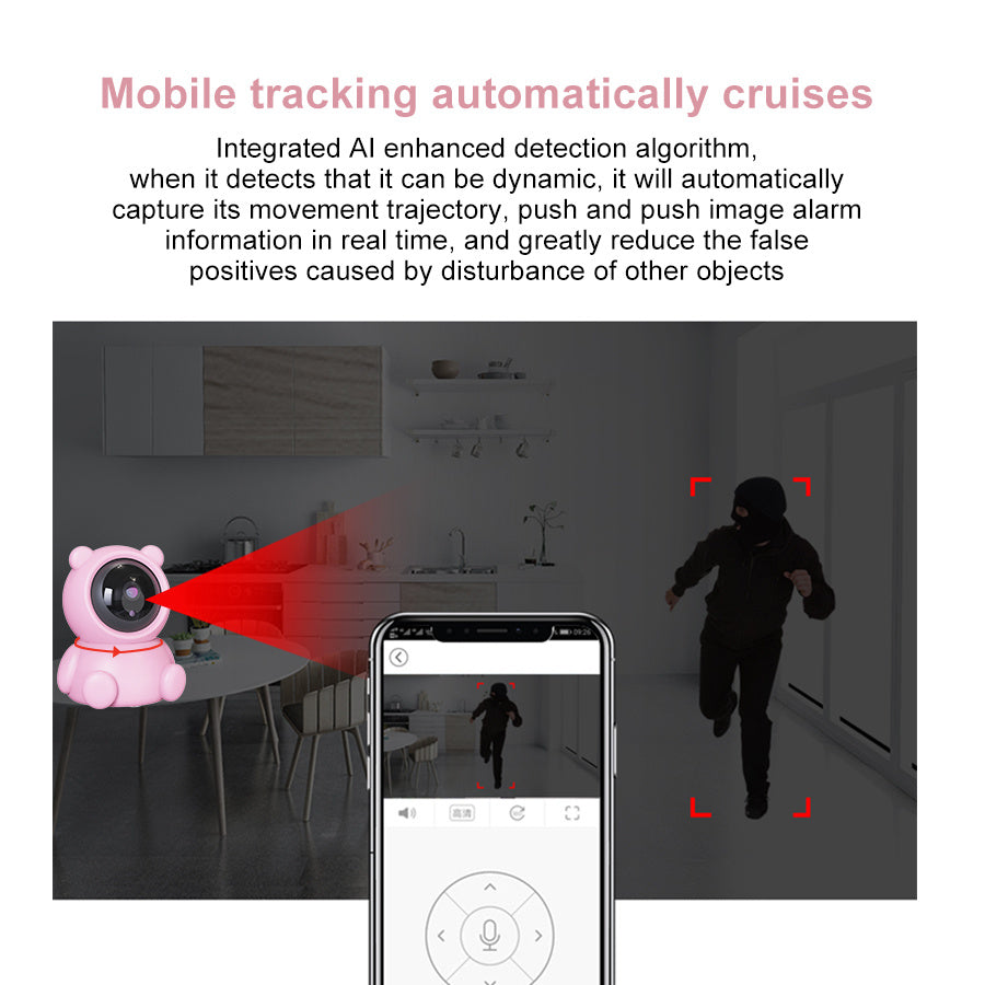 360-Degree Panoramic Wireless Baby Monitor