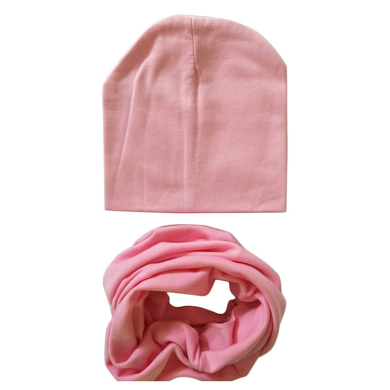 Soft Cotton Baby Hat And Scarf Set