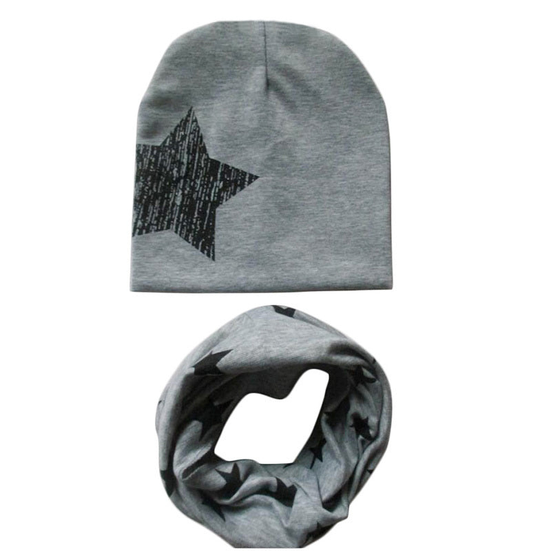 Soft Cotton Baby Hat And Scarf Set