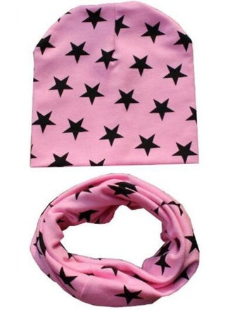 Soft Cotton Baby Hat And Scarf Set