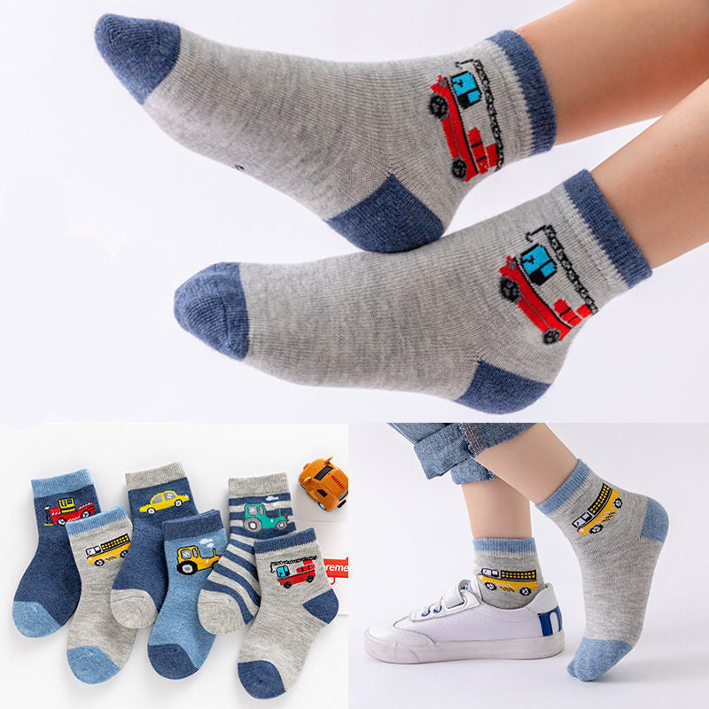 6 Pack Baby Cotton Socks