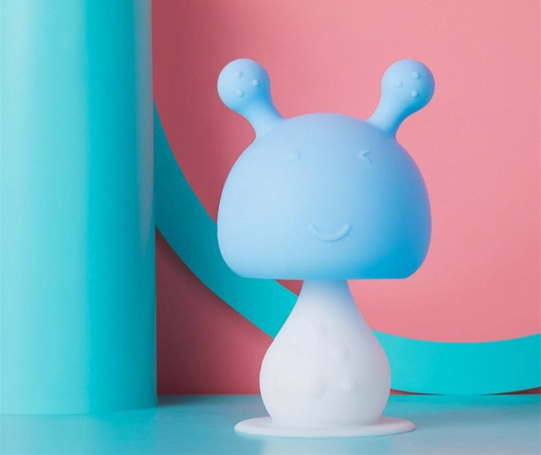 Anneau de dentition pour bébé en forme de champignon