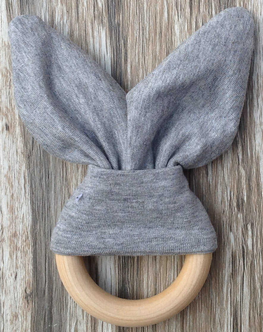 Anneau de dentition en bois doux