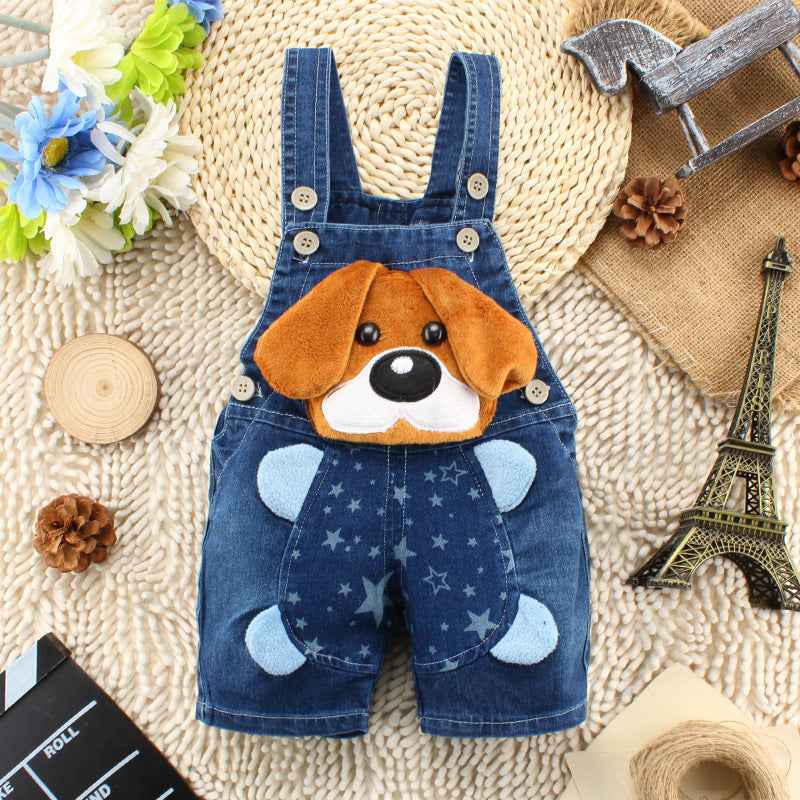 Salopettes d'été en denim pour enfants