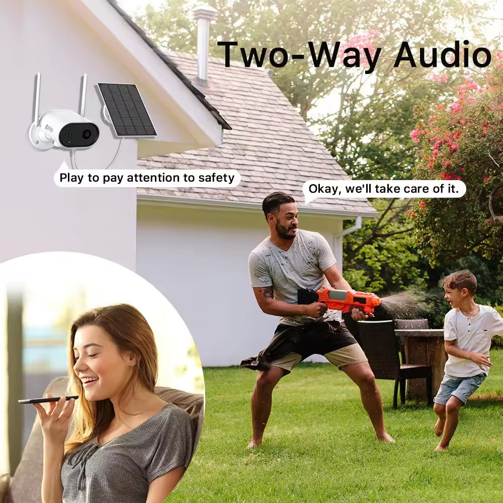 Solar Panel Wireless Baby Camera