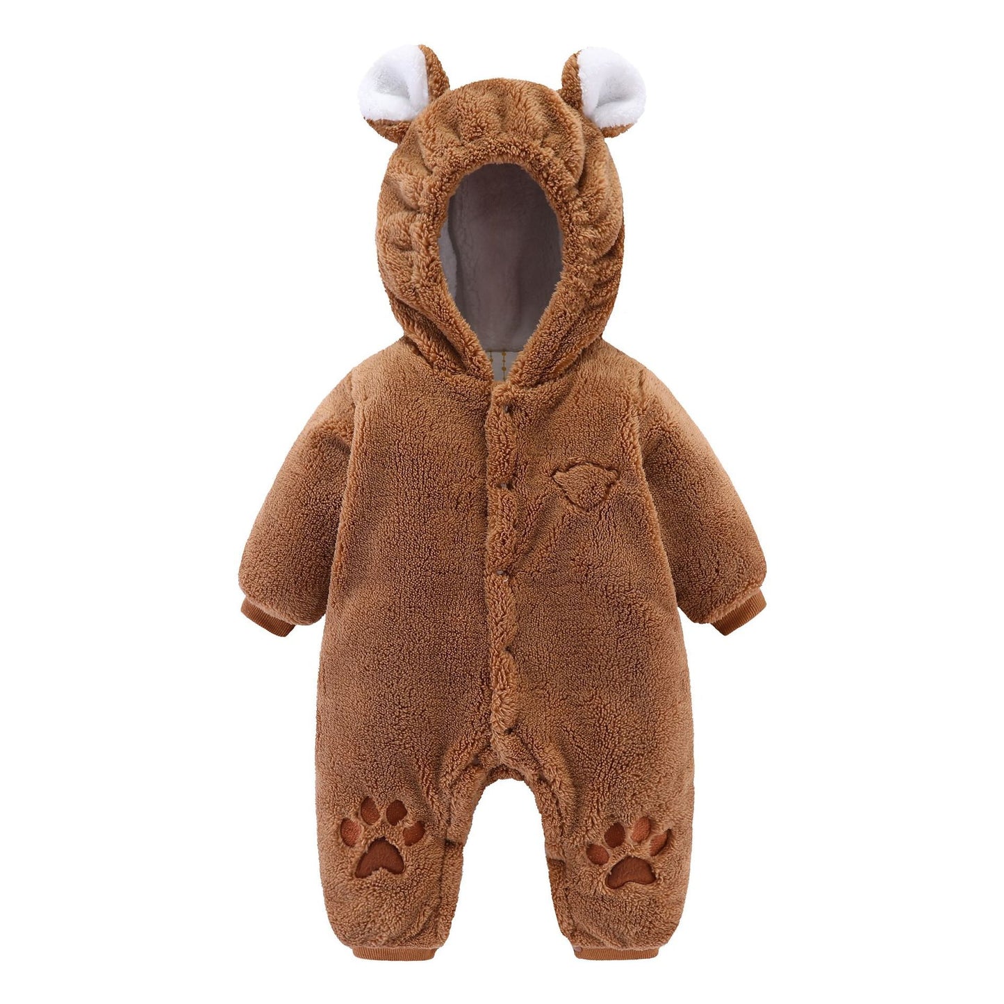Bear Fluffy Baby Onesie Romper