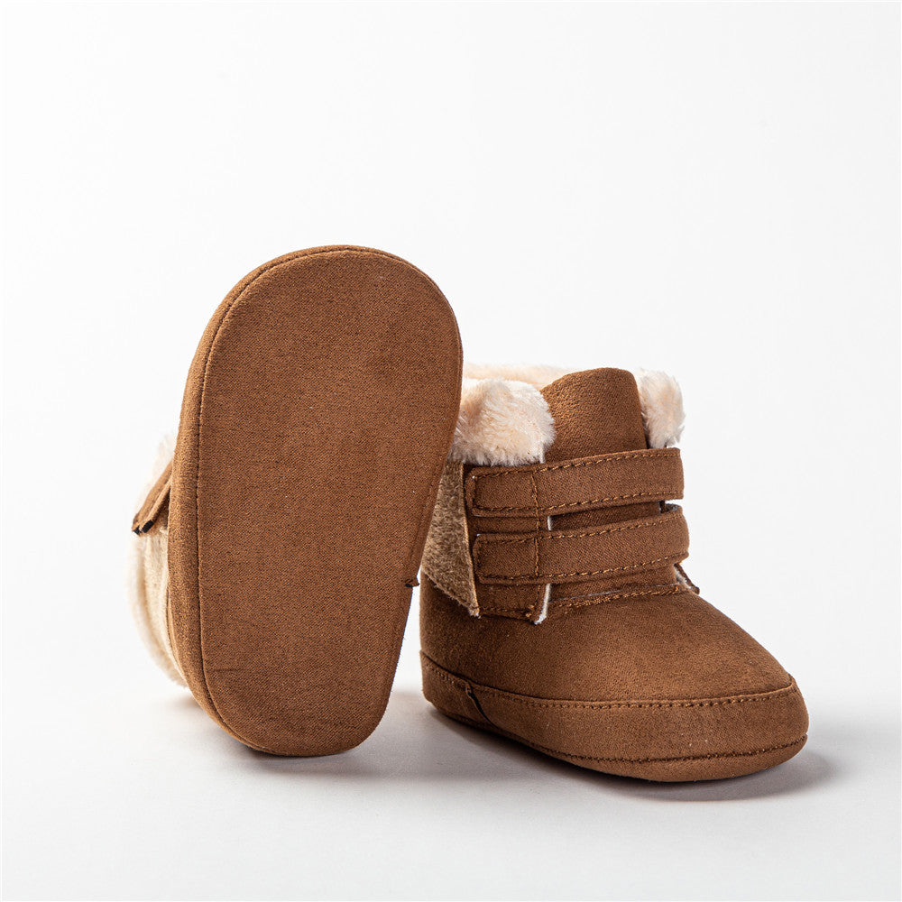 Chaussures chaudes en peluche pour bébé et tout-petit