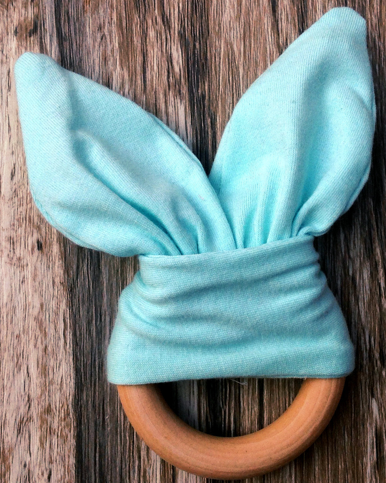 Anneau de dentition en bois doux