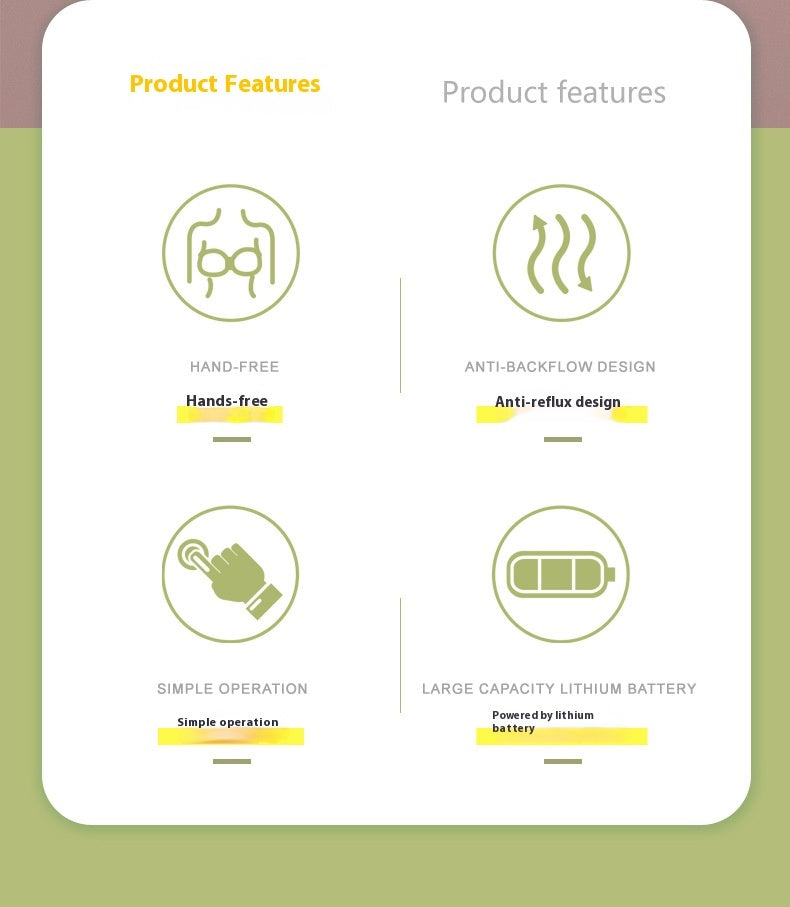 Tire-lait portable post-partum intégré