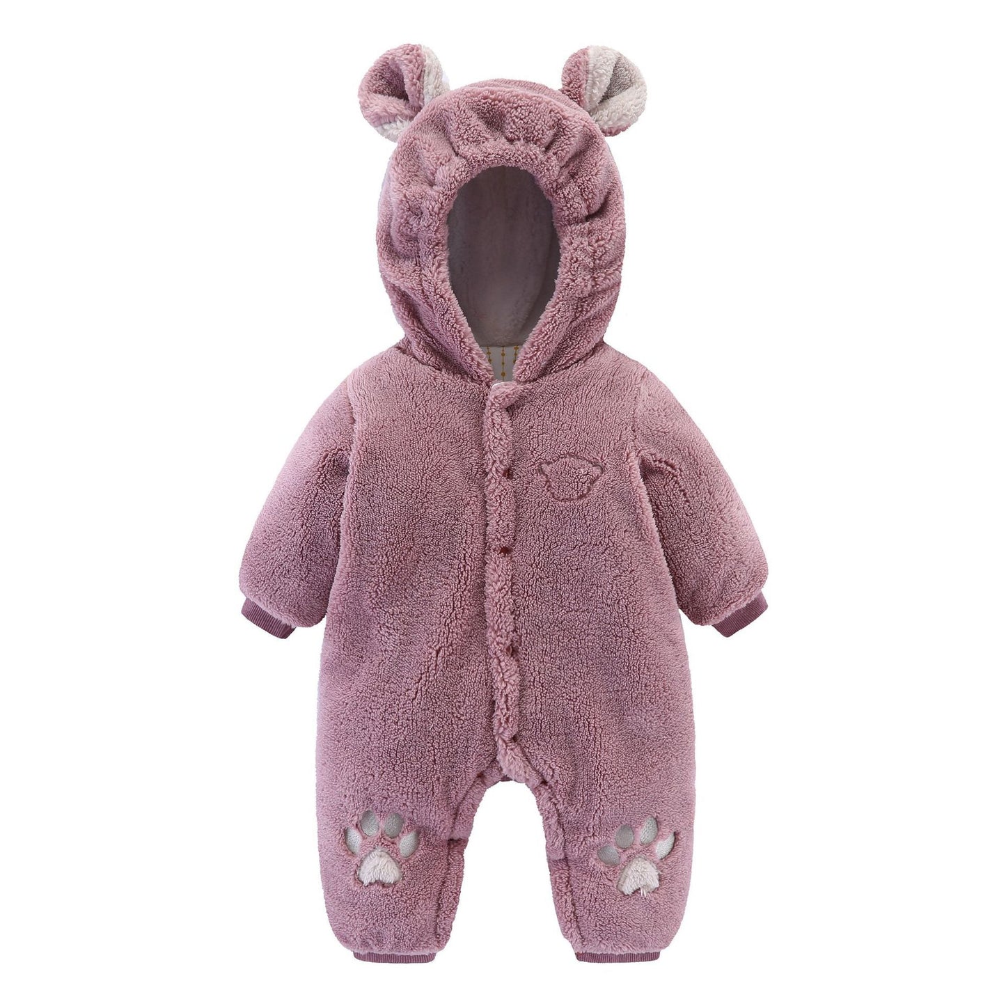 Bear Fluffy Baby Onesie Romper