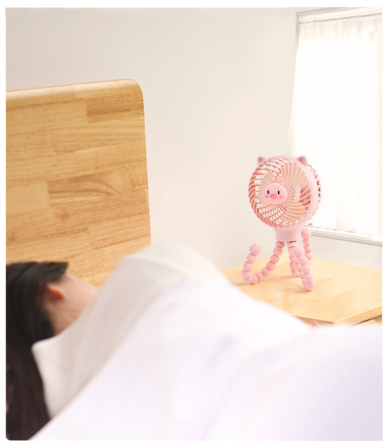 Ventilateur pieuvre portatif