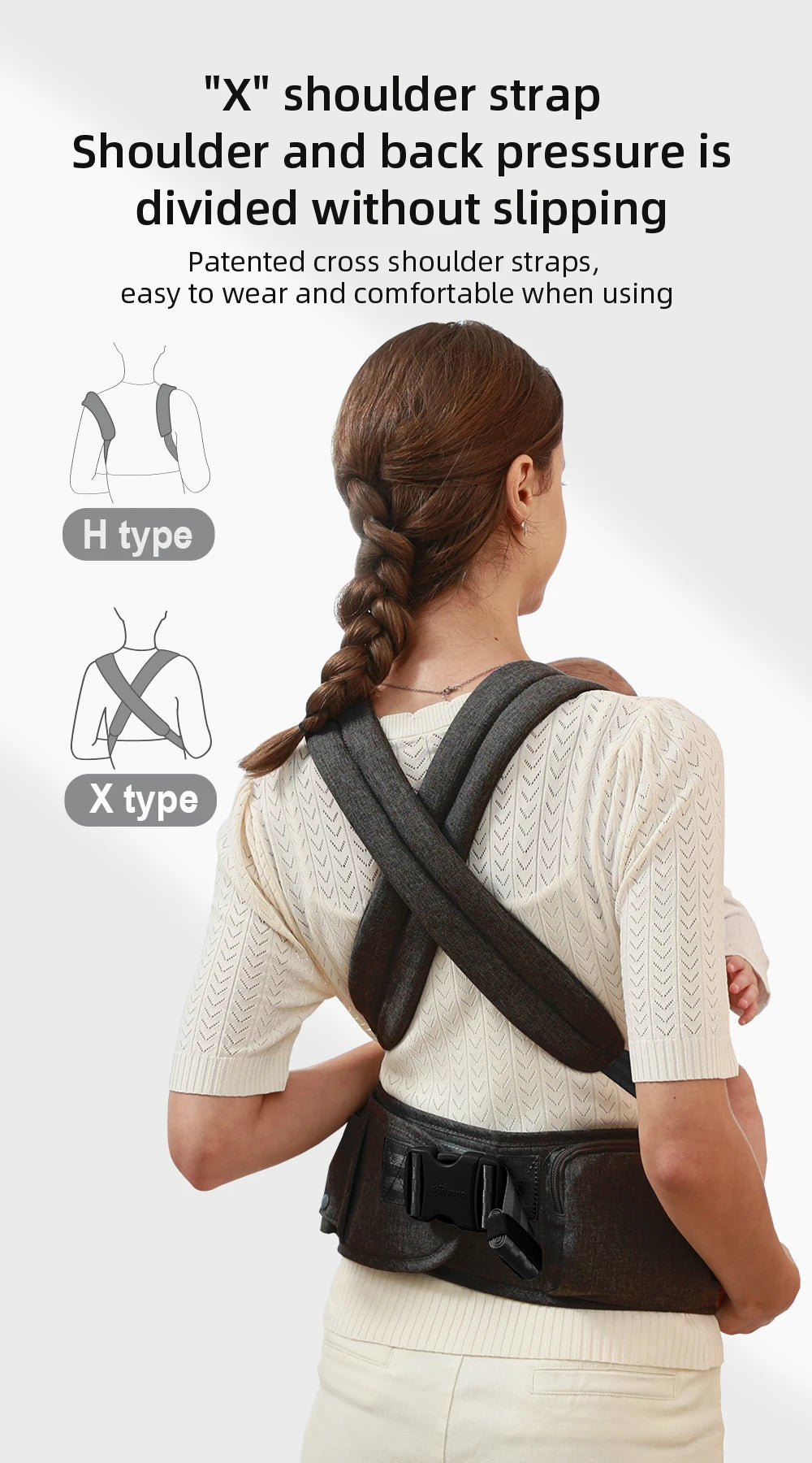 Stylish Ergonomic Baby Carrier