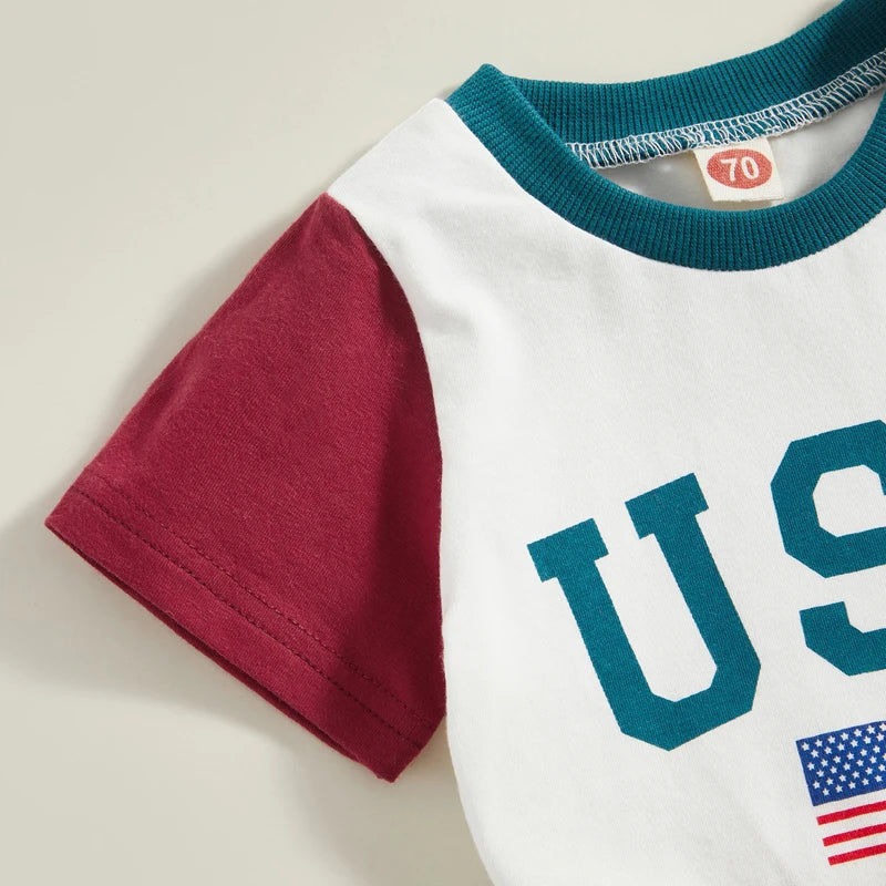 Playful USA Baby Matching Set