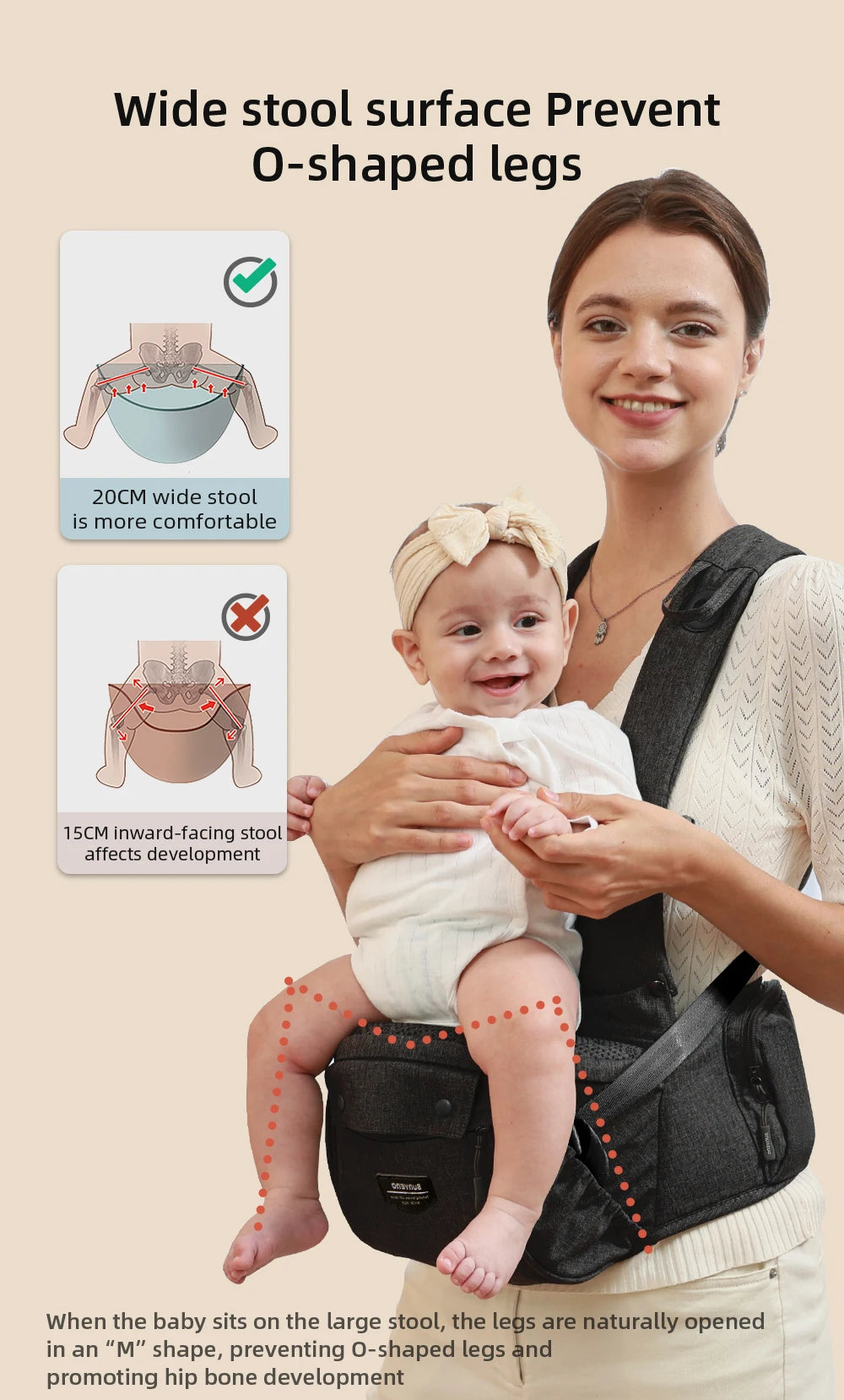 Stylish Ergonomic Baby Carrier