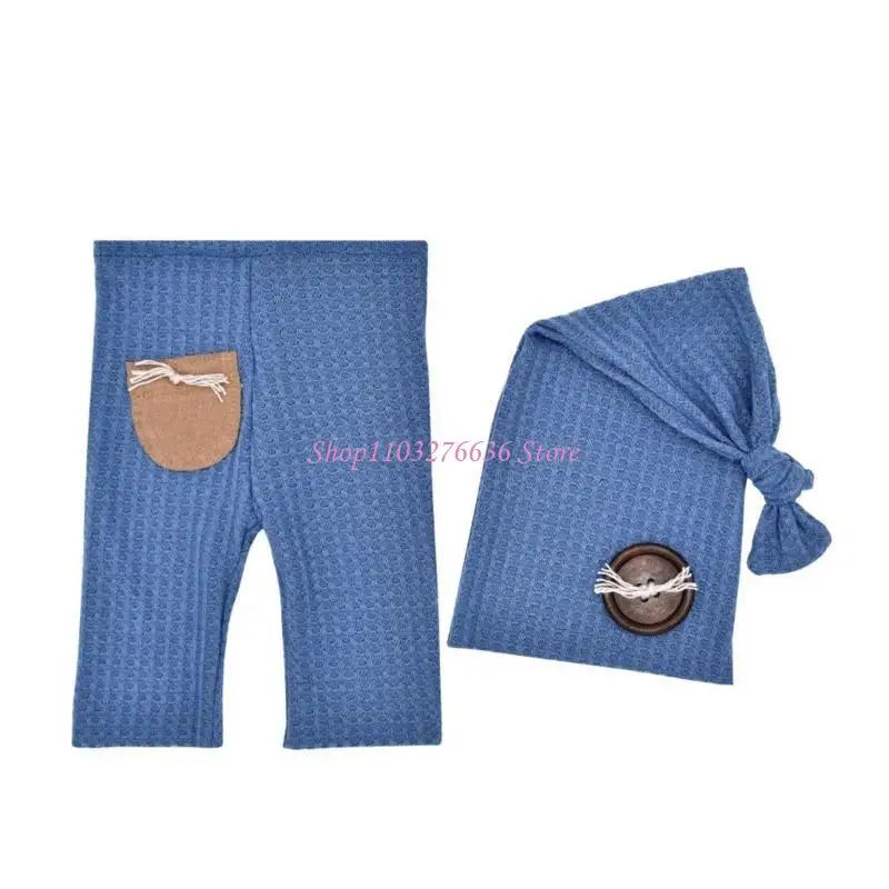 Soft Knitted Newborn Photography Prop Set