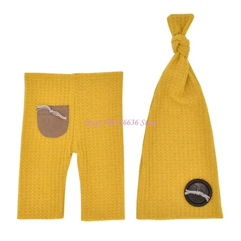 Soft Knitted Newborn Photography Prop Set