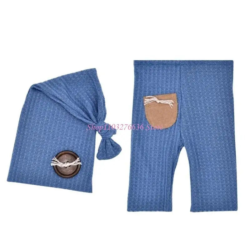 Soft Knitted Newborn Photography Prop Set