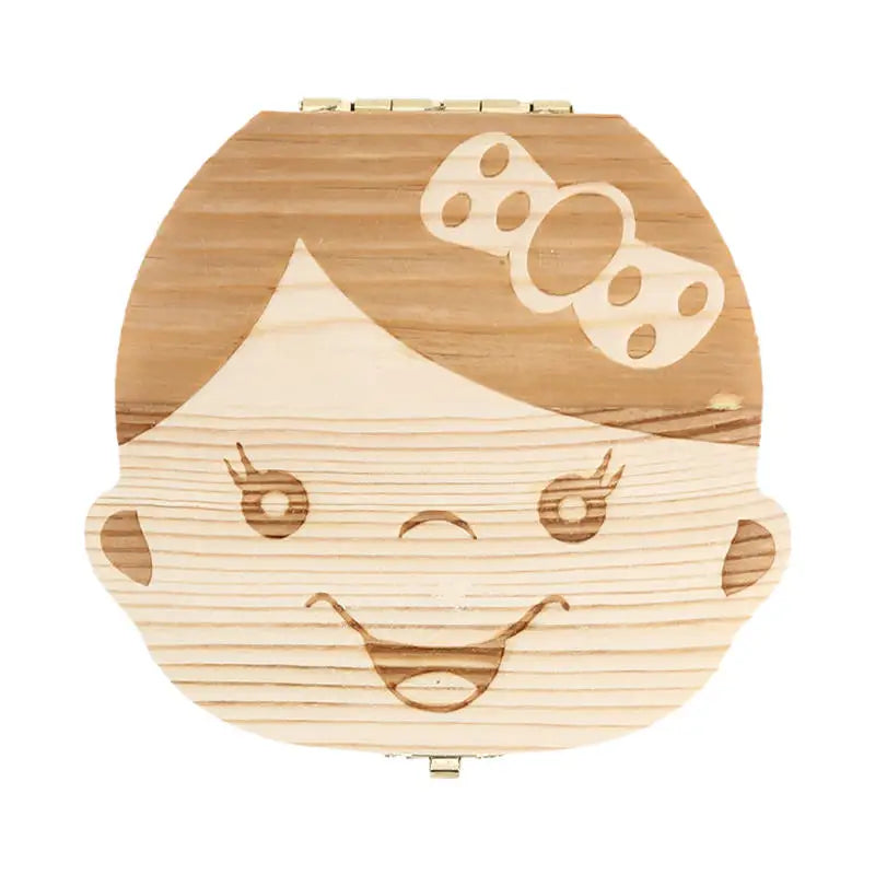 Baby Wooden Tooth Storage