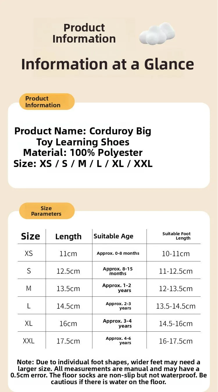 Baby Velcro Anti-Slip Shoes