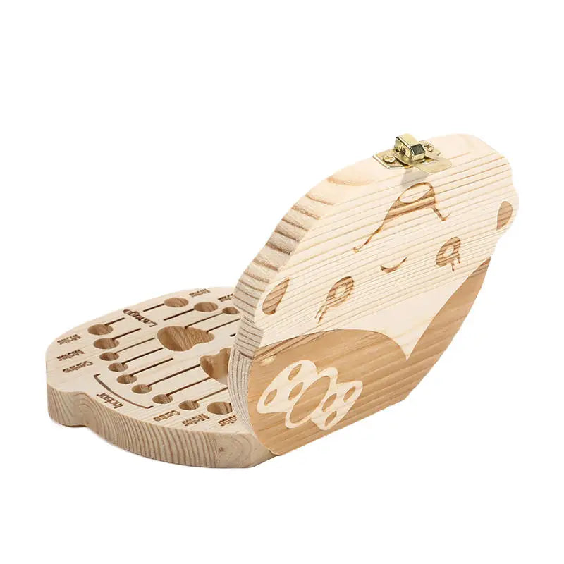 Baby Wooden Tooth Storage
