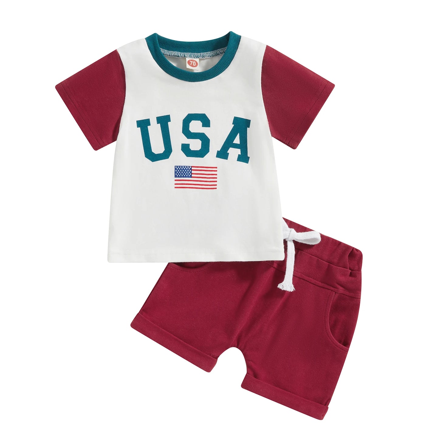 Playful USA Baby Matching Set