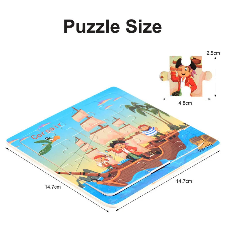 Educational Wooden Puzzle