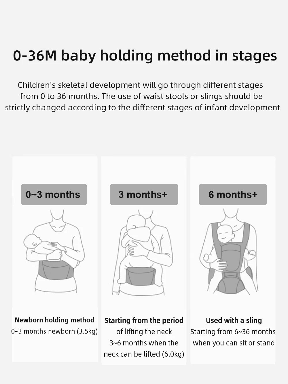 Stylish Ergonomic Baby Carrier