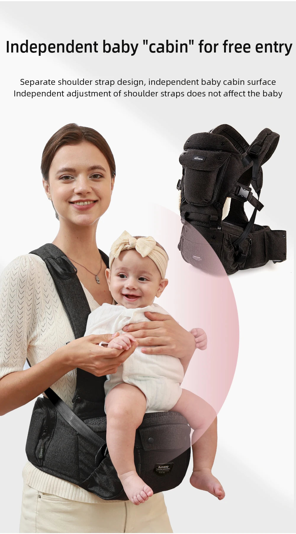 Stylish Ergonomic Baby Carrier