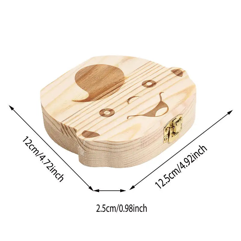 Baby Wooden Tooth Storage