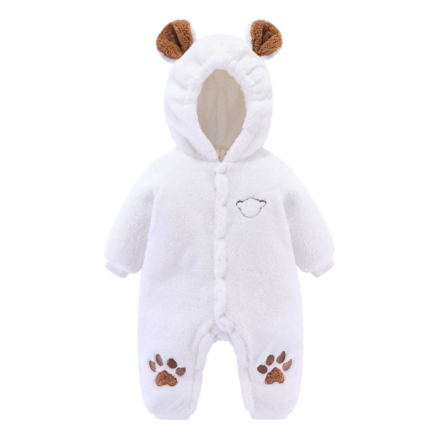 Bear Fluffy Baby Onesie Romper