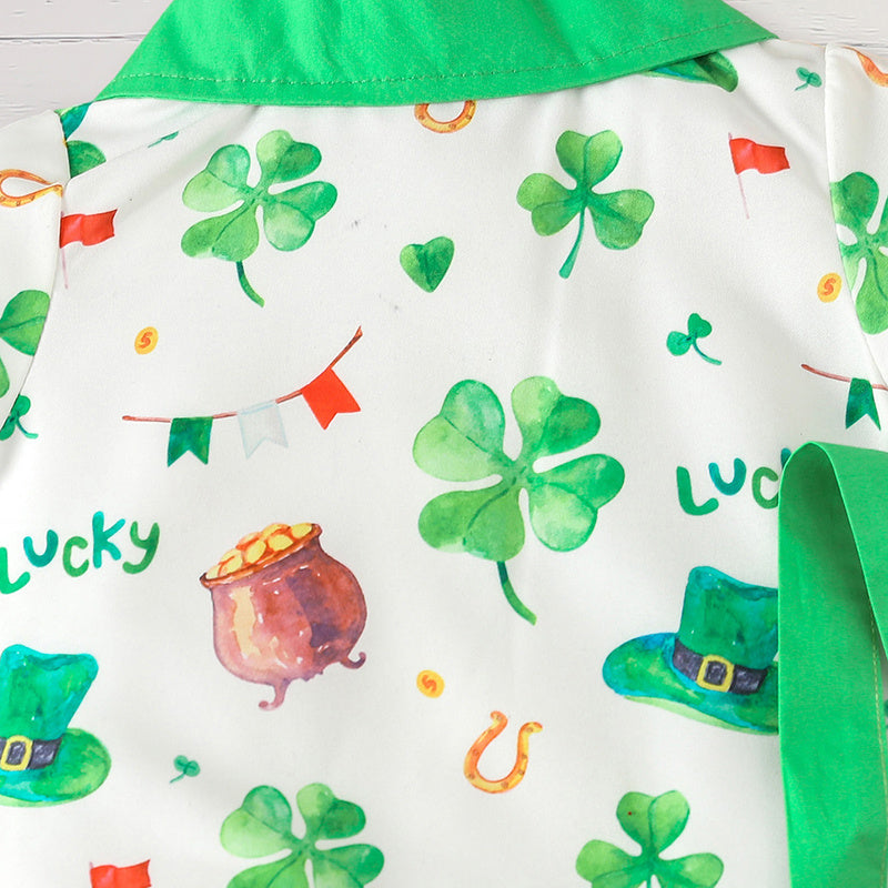 Cozy St Patrick's Day Romper outfit