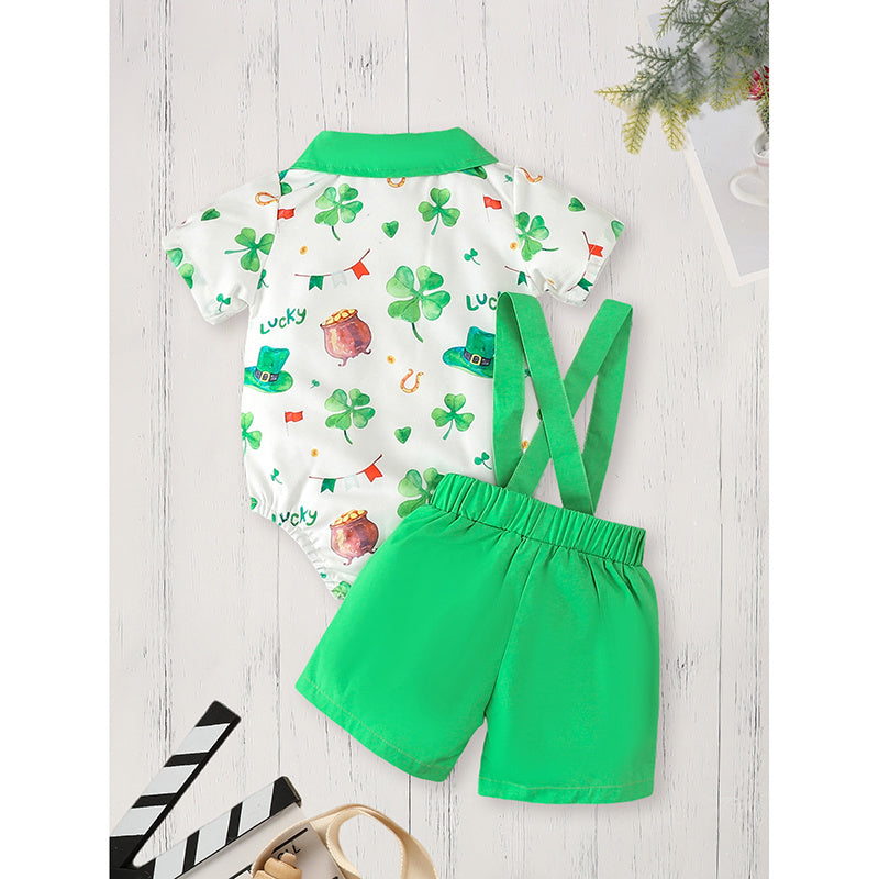 Cozy St Patrick's Day Romper outfit